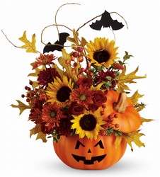Teleflora's Trick Treat Bouquet from Mona's Floral Creations, local florist in Tampa, FL